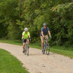 Hiking and Biking along the Galena River Trail in Galena, Illinois