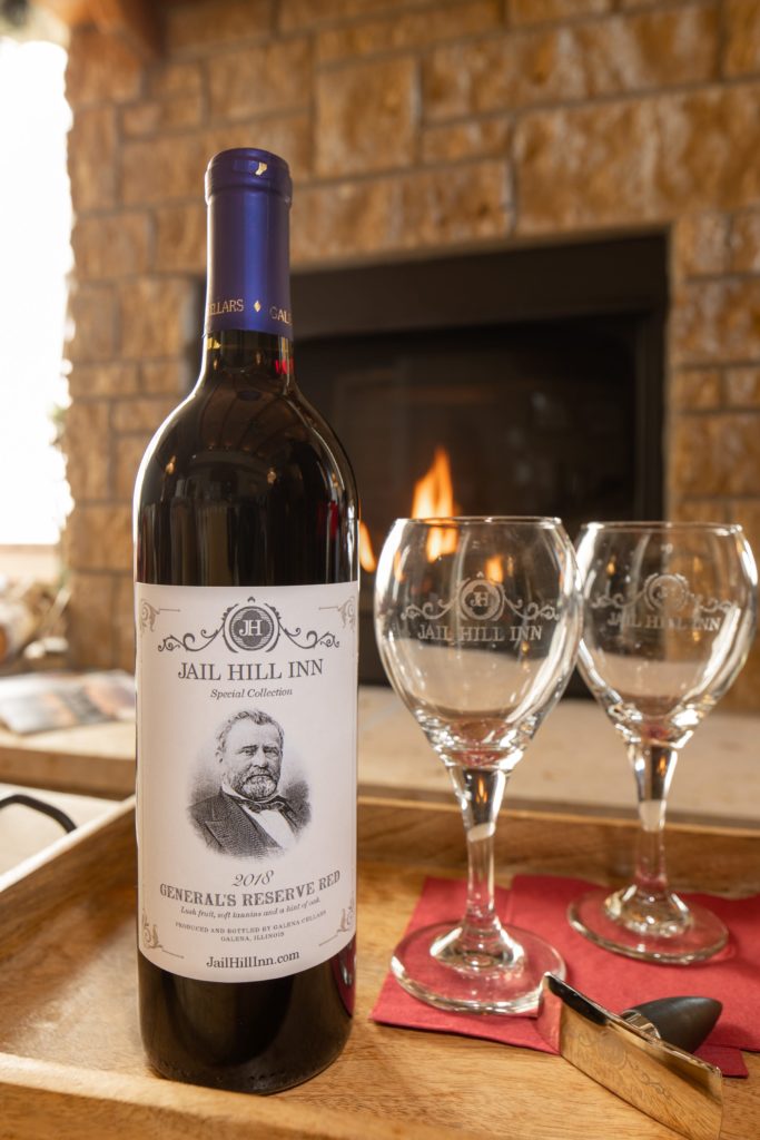 Special Label wines with Galena Cellars at our Galena Bed and Breakfast