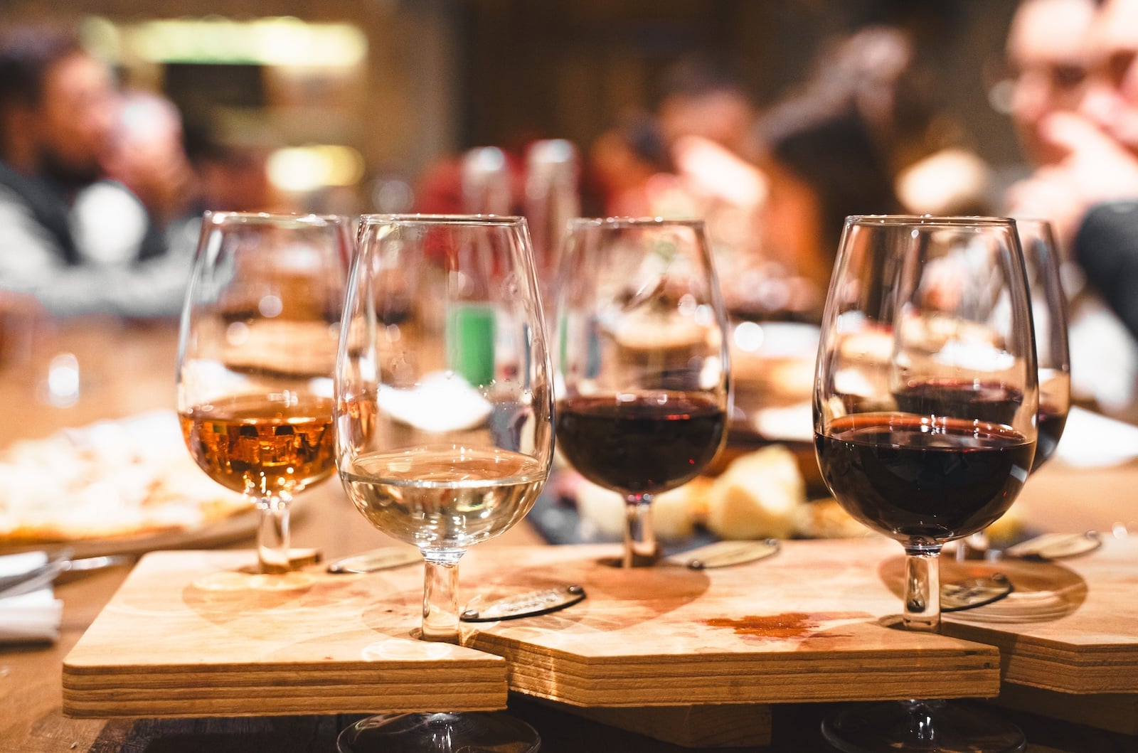 Don't Miss the Fun on These Galena Wine Tours 1 Wine flight, like those you'll enjoy on Galena wine tours