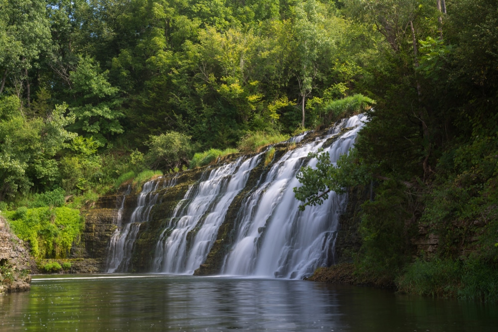 Thunder Bay Falls - one of the best things to do in Galena, Illinois in the outdoors