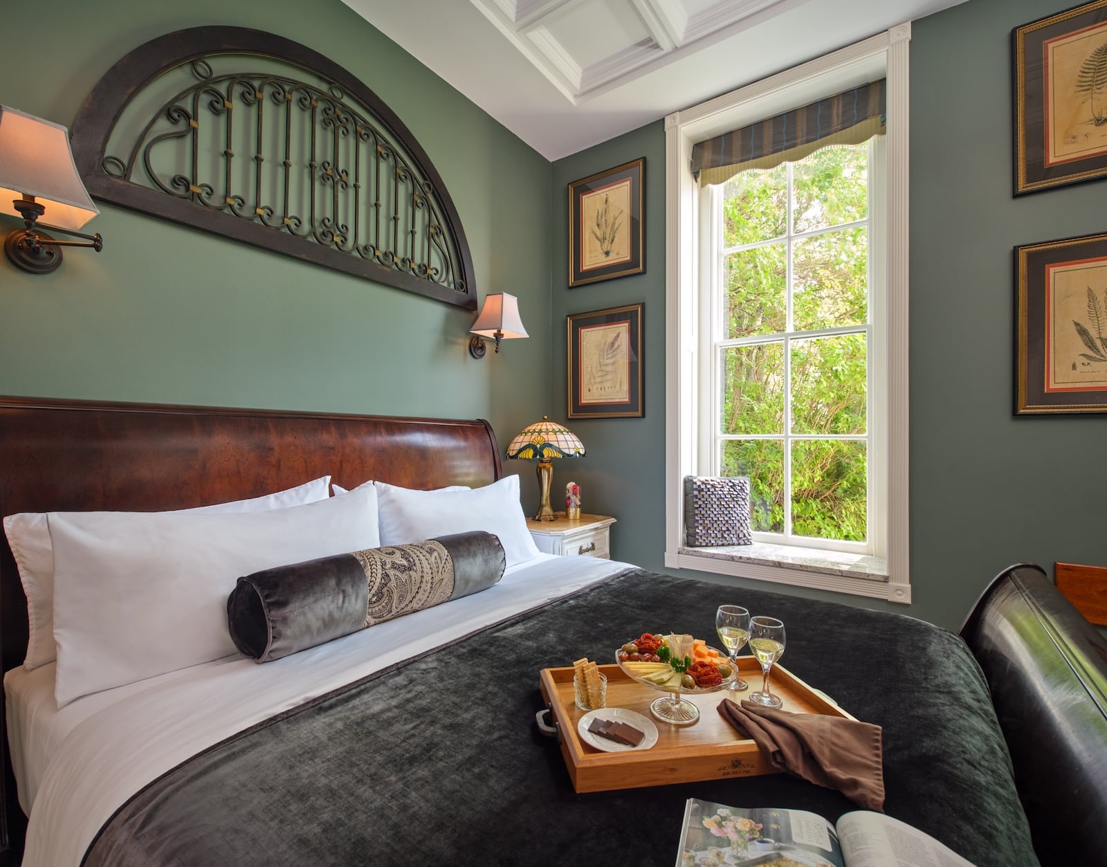 Steps Away From a Top-Rated Galena Breweries 2 Happy Hour Tray in Suite 202 at our Galena Bed and Breakfast