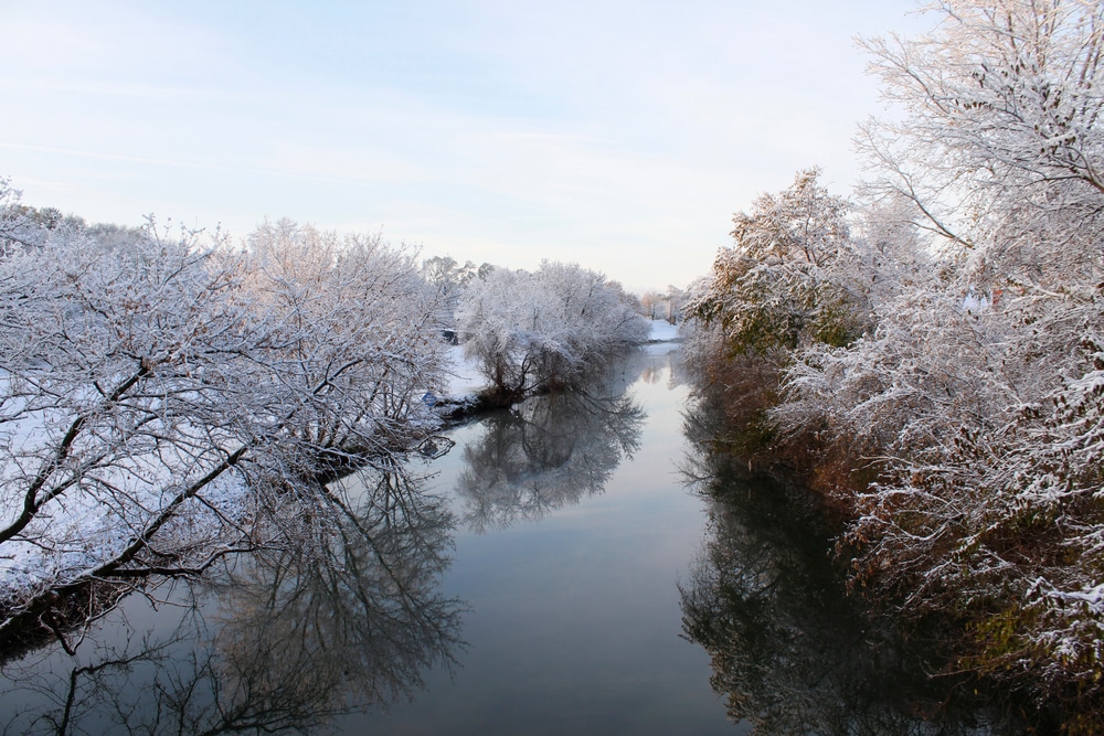 Winter on the Galena River Trail - where you'll find plenty of things to do in Galena, IL this winter