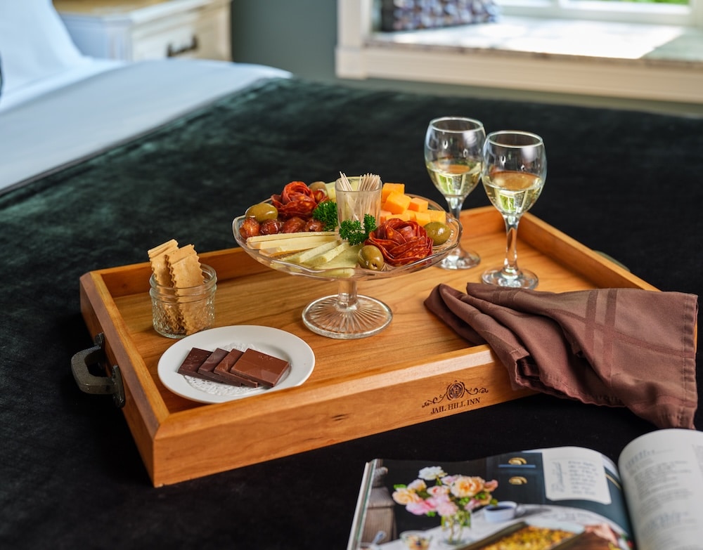 Gourmet appetizers are part of every afternoon here at our romantic Galena Bed and Breakfast