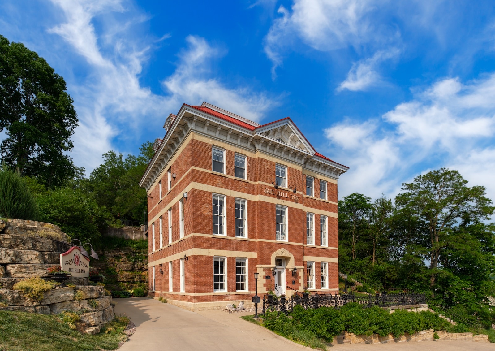 Exterior of our historic Galena Bed and Breakfast, located near the Dowling House