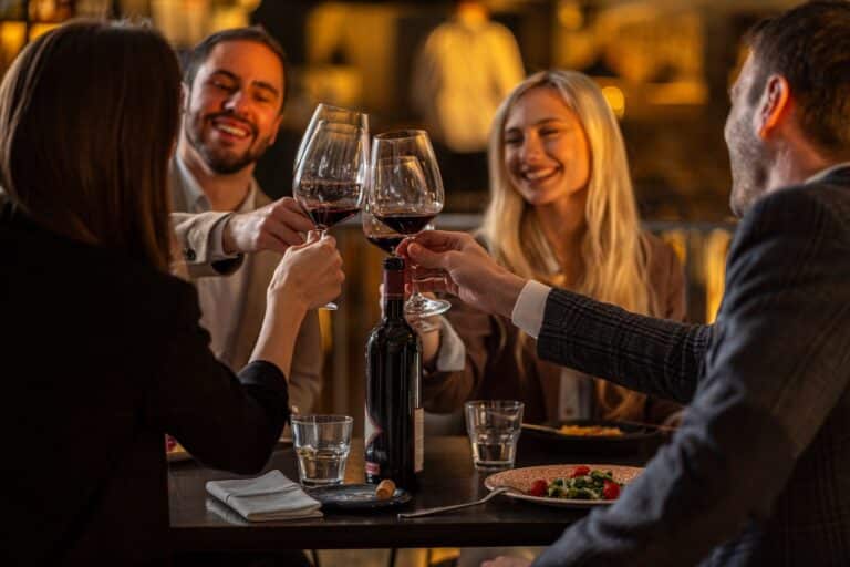 Welcome 6 Friends enjoy outdoor dining at one of the restaurants in galena il.